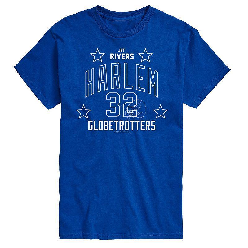 Big & Tall Harlem Globetrotter Jet Rivers 32 Tee, Mens Product Image