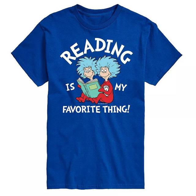 Big & Tall Dr. Seuss Reading Is My Favorite Graphic Tee, Mens Product Image