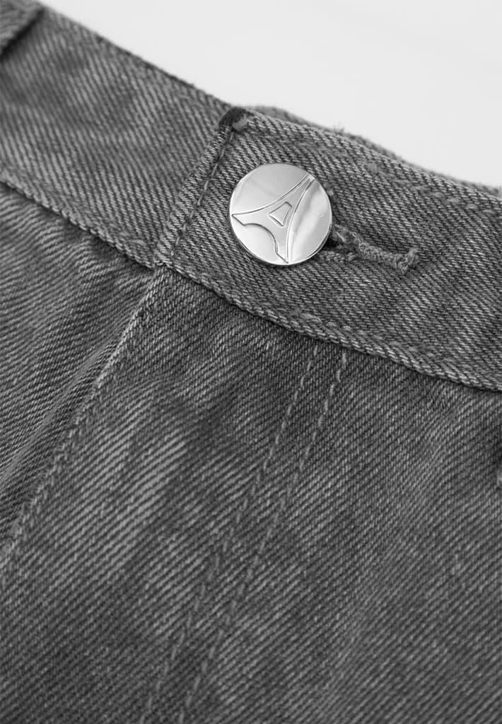 Relaxed Fit Jean - Washed Grey Male Product Image