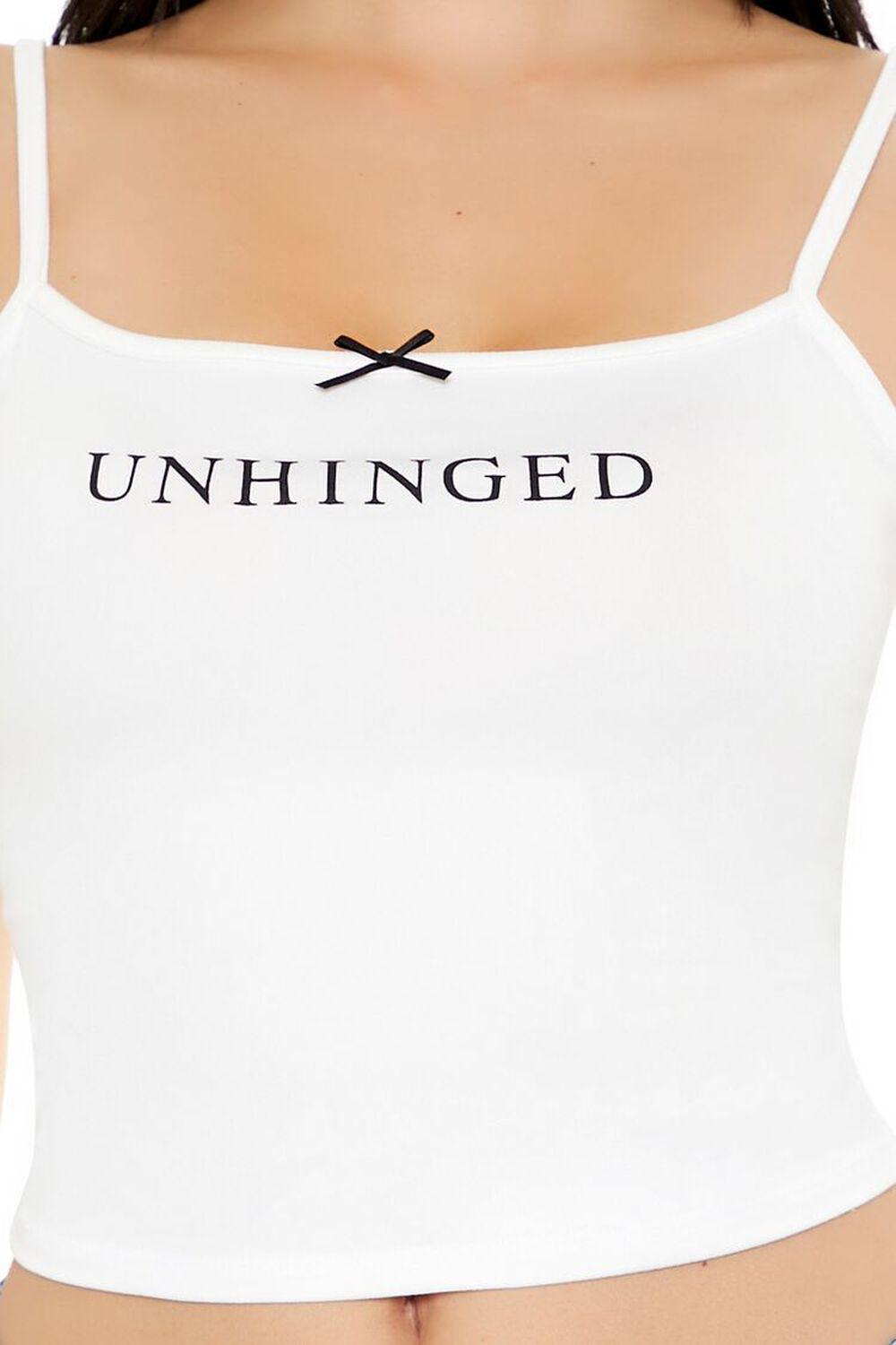 Unhinged Graphic Cropped Cami | Forever 21 Product Image