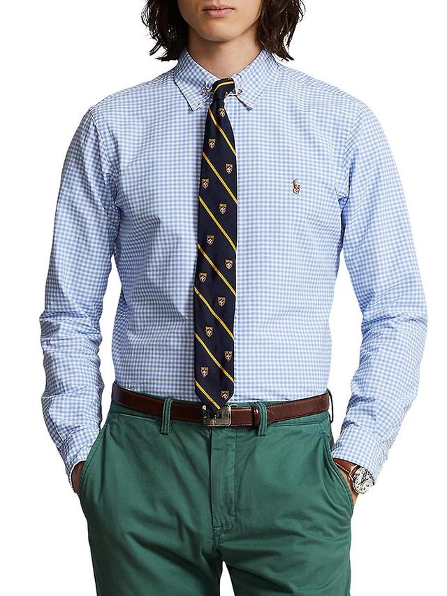 Mens Oxford Gingham Shirt Product Image