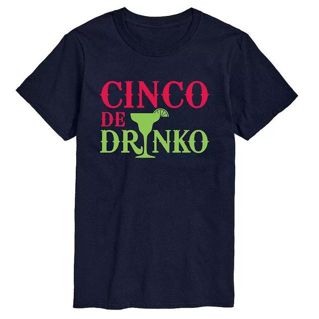 Big & Tall Cinco De Drinko Tee, Mens Product Image