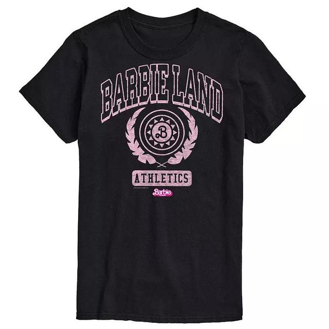 Big & Tall Barbie The Movie Barbie Land Athletics Graphic Tee, Mens Product Image