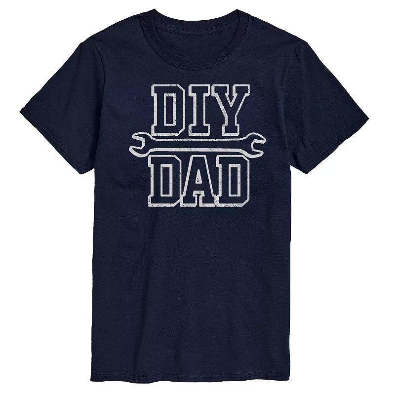 Mens DIY Dad Graphic Tee Red Product Image