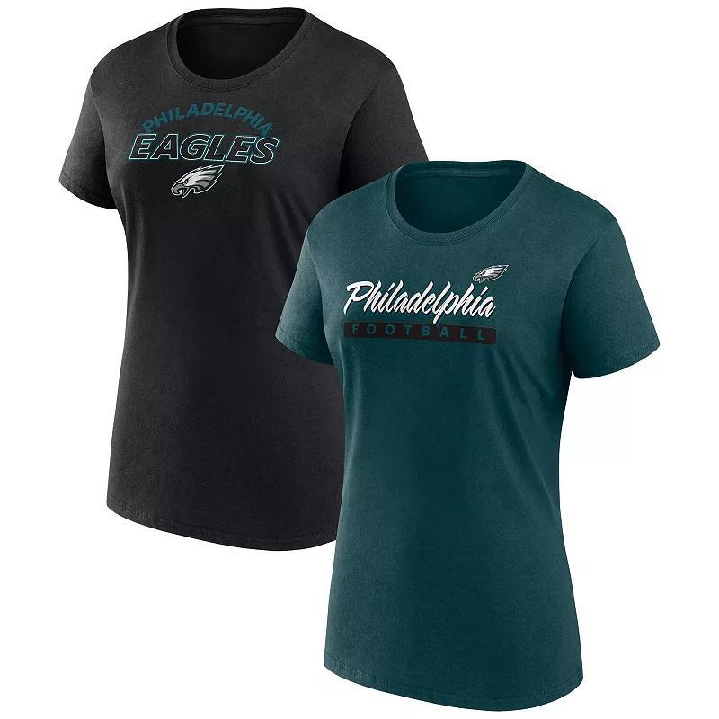 Womens Fanatics Branded Philadelphia Eagles Risk T-Shirt Combo Pack Product Image