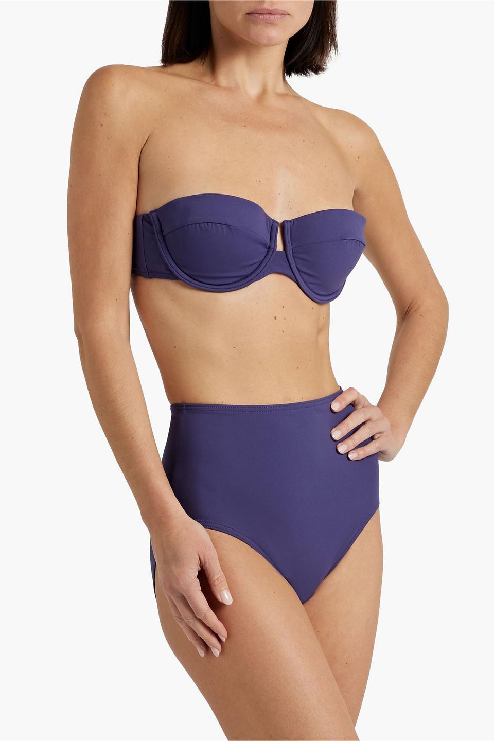 Separates Sculpt High-rise Bikini Briefs In Navy Product Image