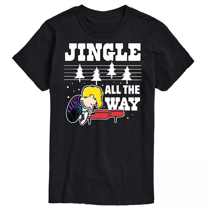 Mens Peanuts Jingle All The Way Tee Product Image