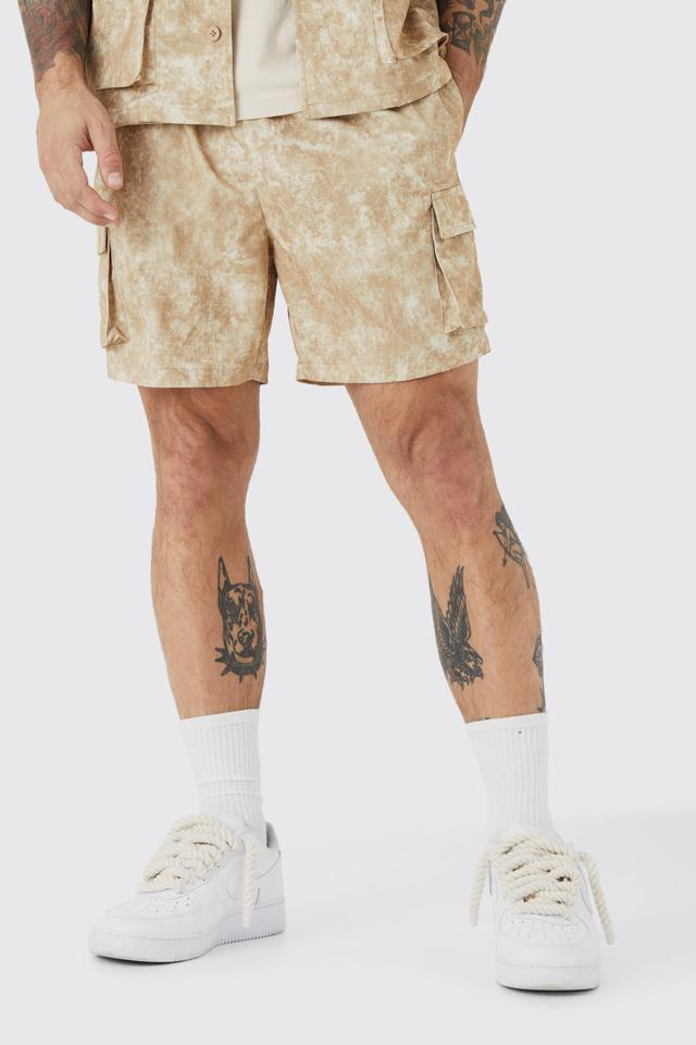 Elasticated Waistband Cargo Short | boohooMAN USA Product Image