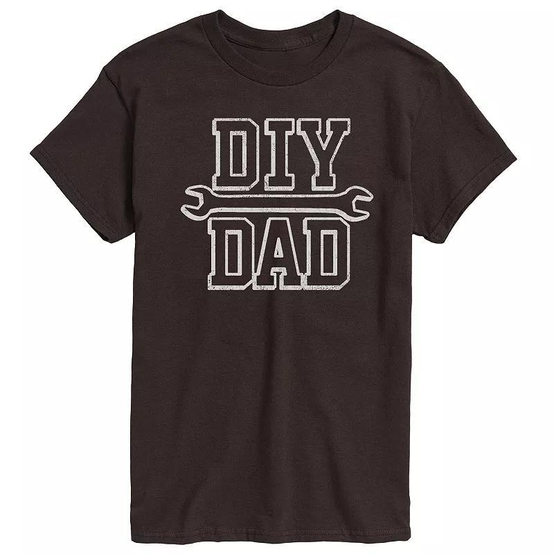 Mens DIY Dad Graphic Tee Red Product Image