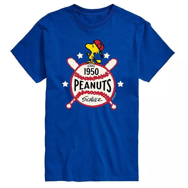 Big & Tall Peanuts 1950 Baseball Tee, Mens Product Image