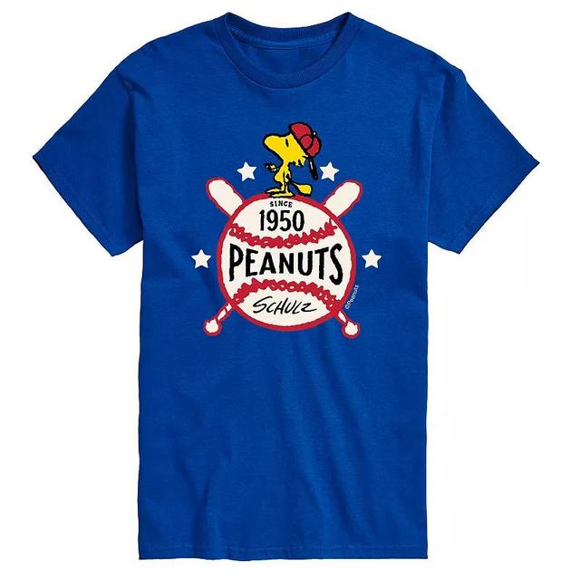 Big & Tall Peanuts 1950 Baseball Tee, Mens Product Image