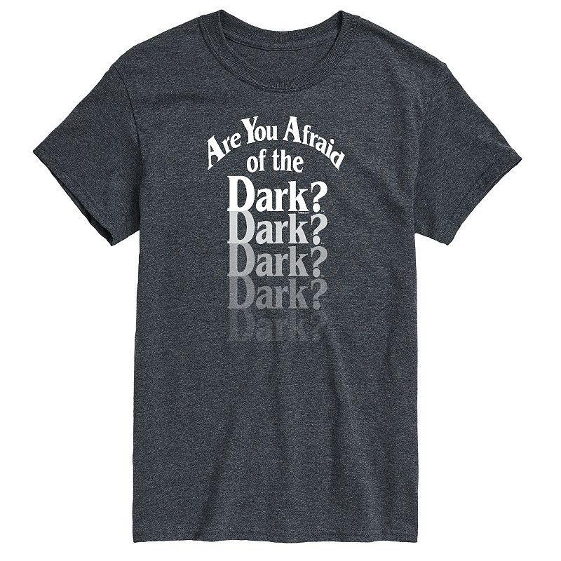 Big & Tall Are You Afraid of the Dark Fade Out Graphic Tee, Mens Product Image