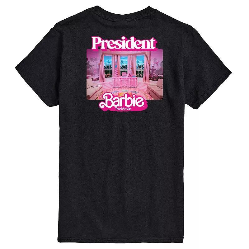 Big & Tall Barbie The Movie President Barbie Graphic Tee, Mens Product Image