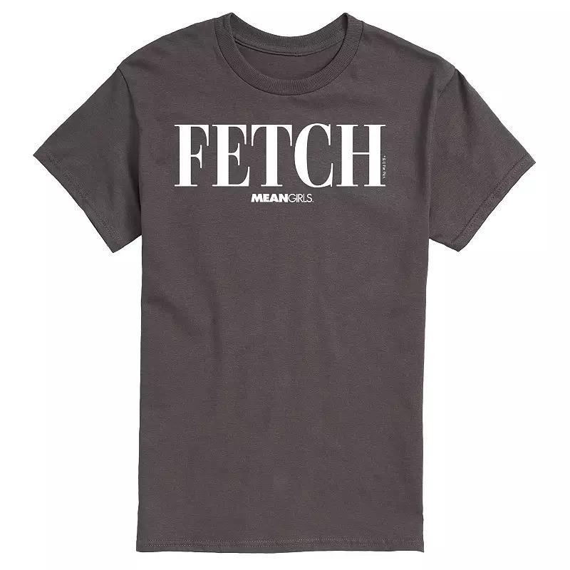 Mens Mean Girls Fetch Graphic Tee Grey Product Image