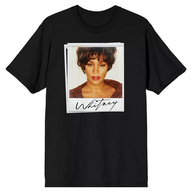 Mens Whitney Houston Photo Graphic Tee Product Image