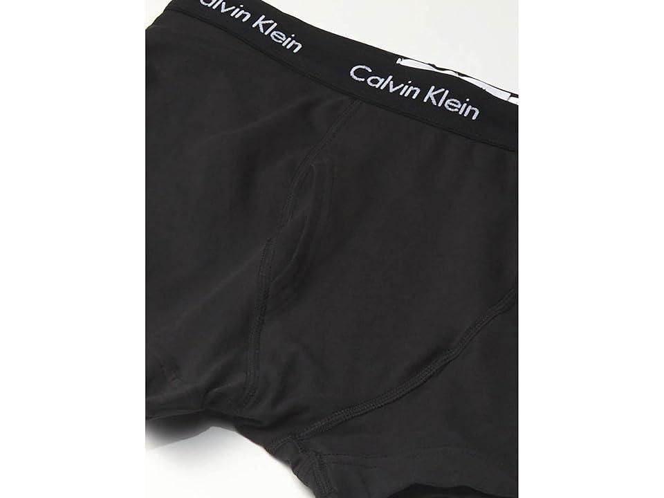 Calvin Klein Men's Underwear Cotton Stretch 4 Pack Low Rise Trunks Black) Men's Underwear Product Image