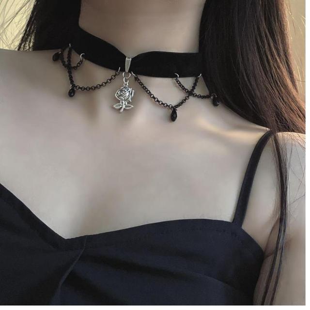 Floral Chained Choker Product Image