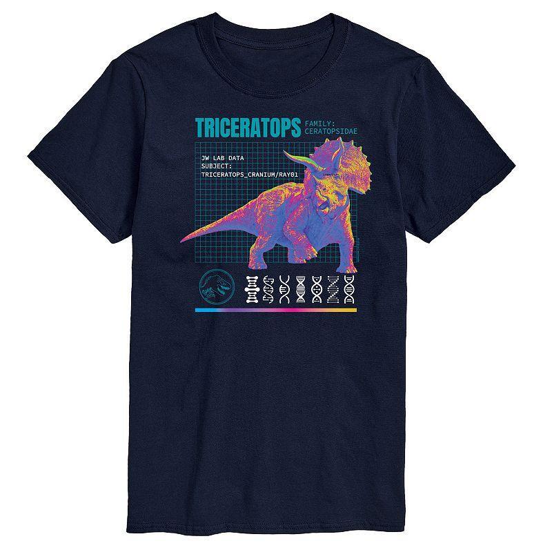 Mens Jurassic World Triceratops Graphic Tee Red Product Image