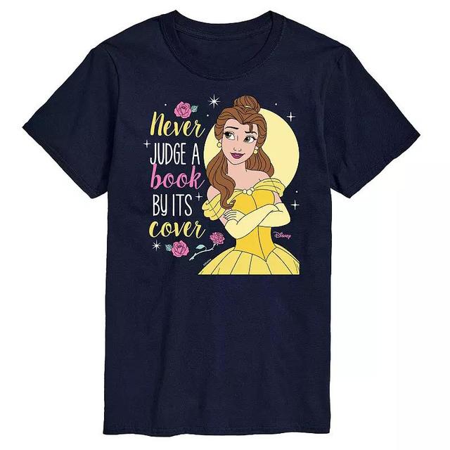 Disney Princess Big & Tall Never Judge Book By Its Cover Graphic Tee, Mens Product Image