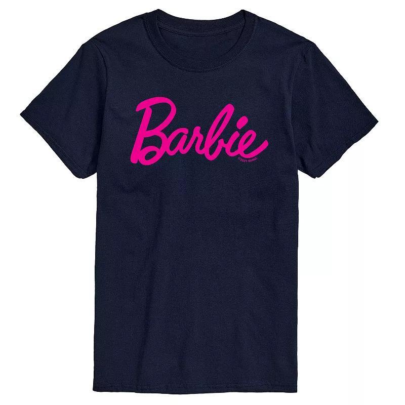 Big & Tall Barbie Classic Logo Graphic Tee, Mens Product Image