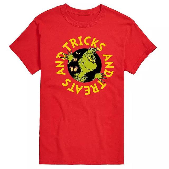 Mens Dr. Seuss Grinch Tricks And Treats Graphic Tee Product Image