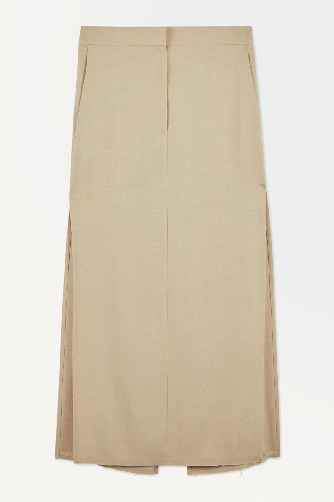 THE HIGH-SLIT MAXI PENCIL SKIRT Product Image