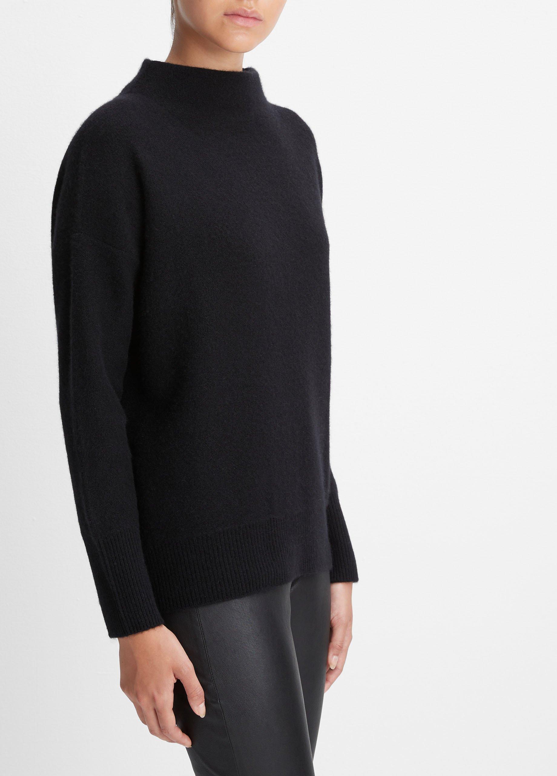 Plush Cashmere Funnel Neck Sweater Product Image