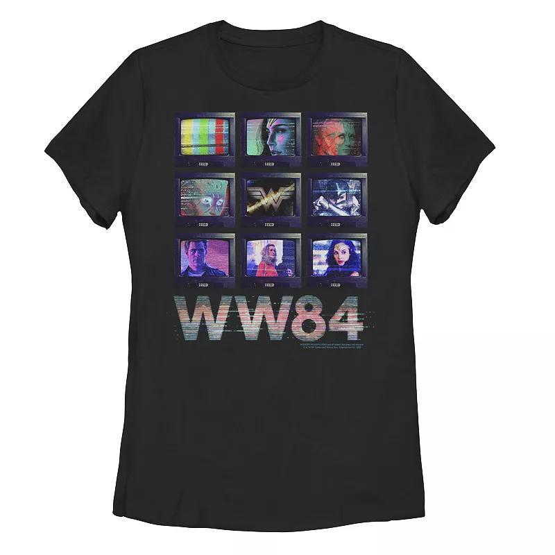 Juniors DC Comics Wonder Woman Television Stack Graphic Tee, Girls Product Image