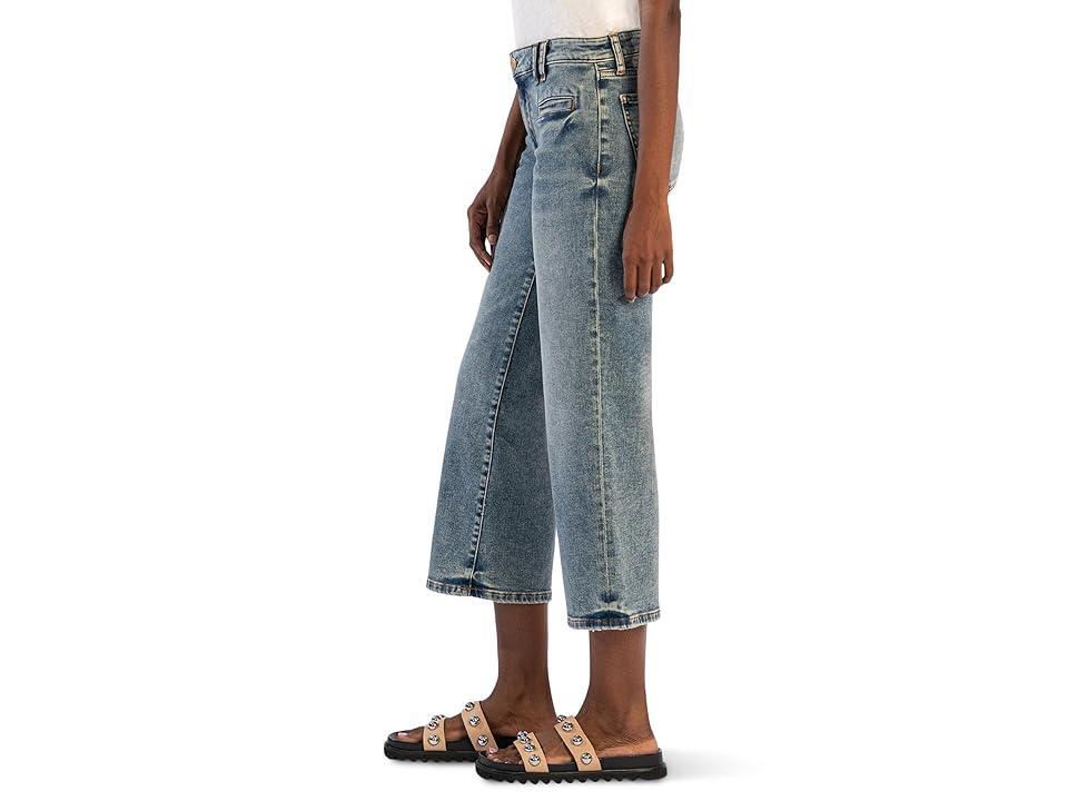 KUT from the Kloth Charlotte Mid Rise With Regular Hem-Frt Welt In Relative (Relative) Women's Jeans Product Image