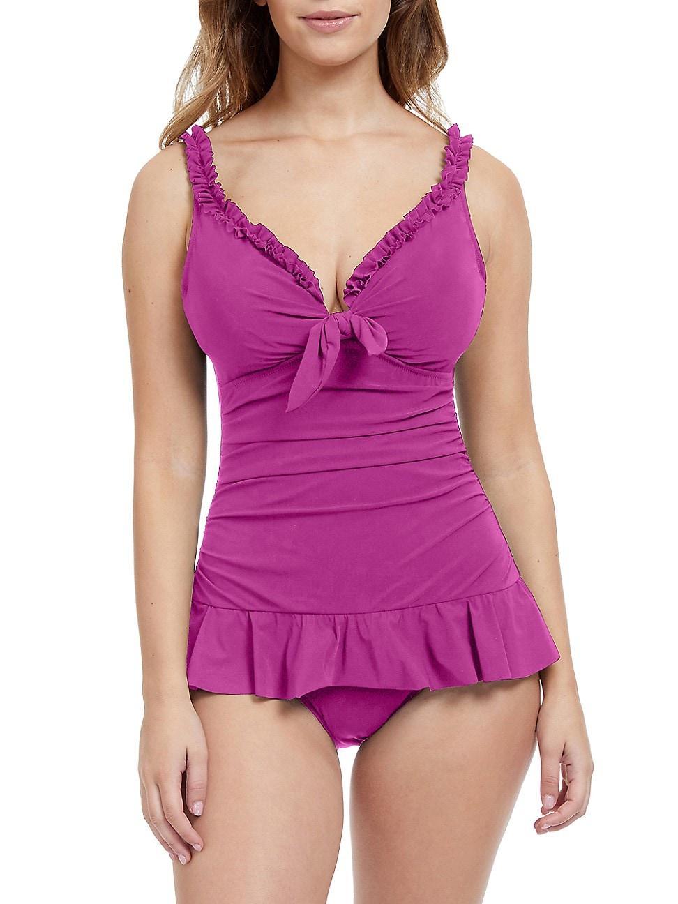 Womens Frill Me V-Neck Swimdress Product Image