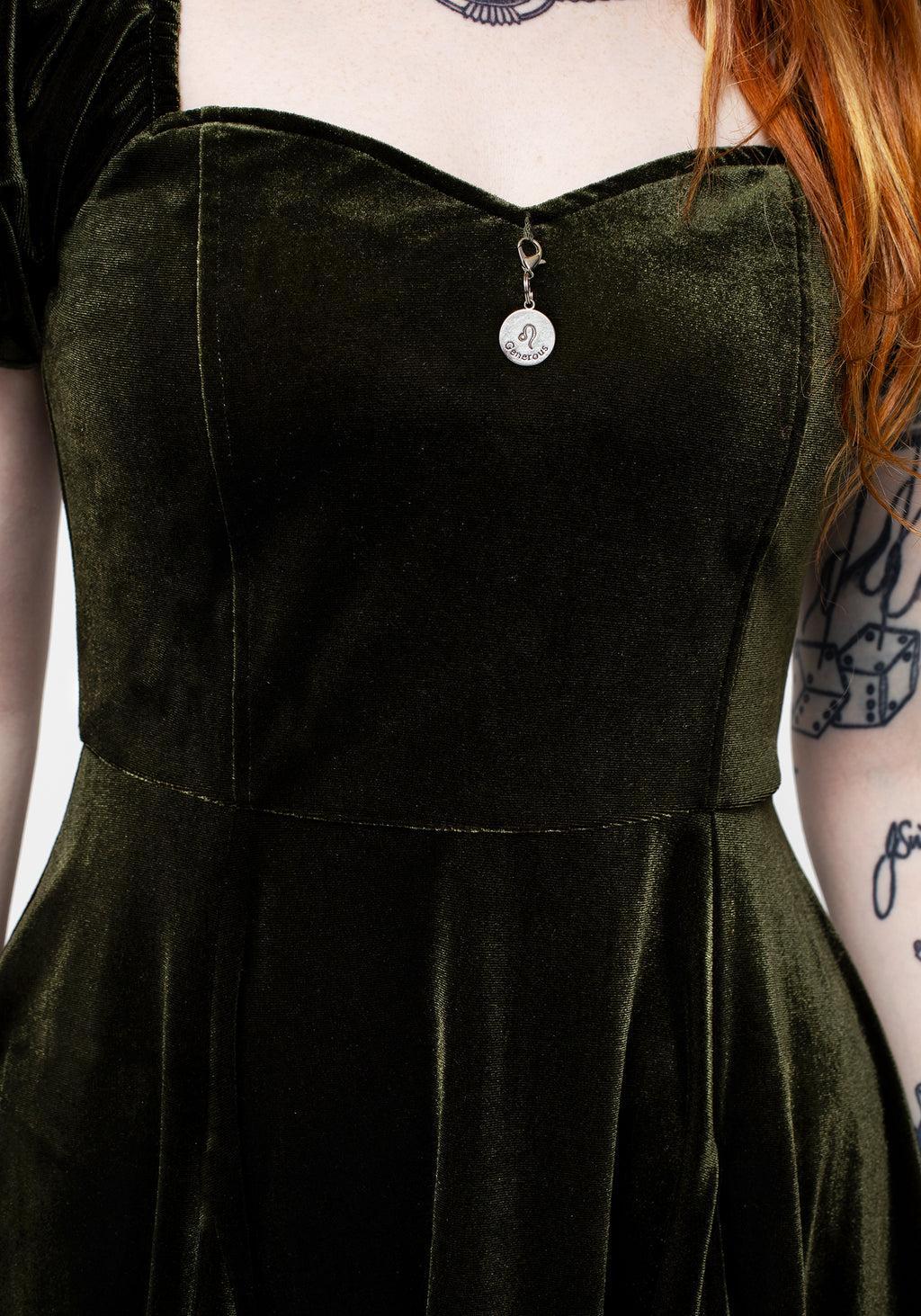 Verdant Corset Mini Dress Product Image