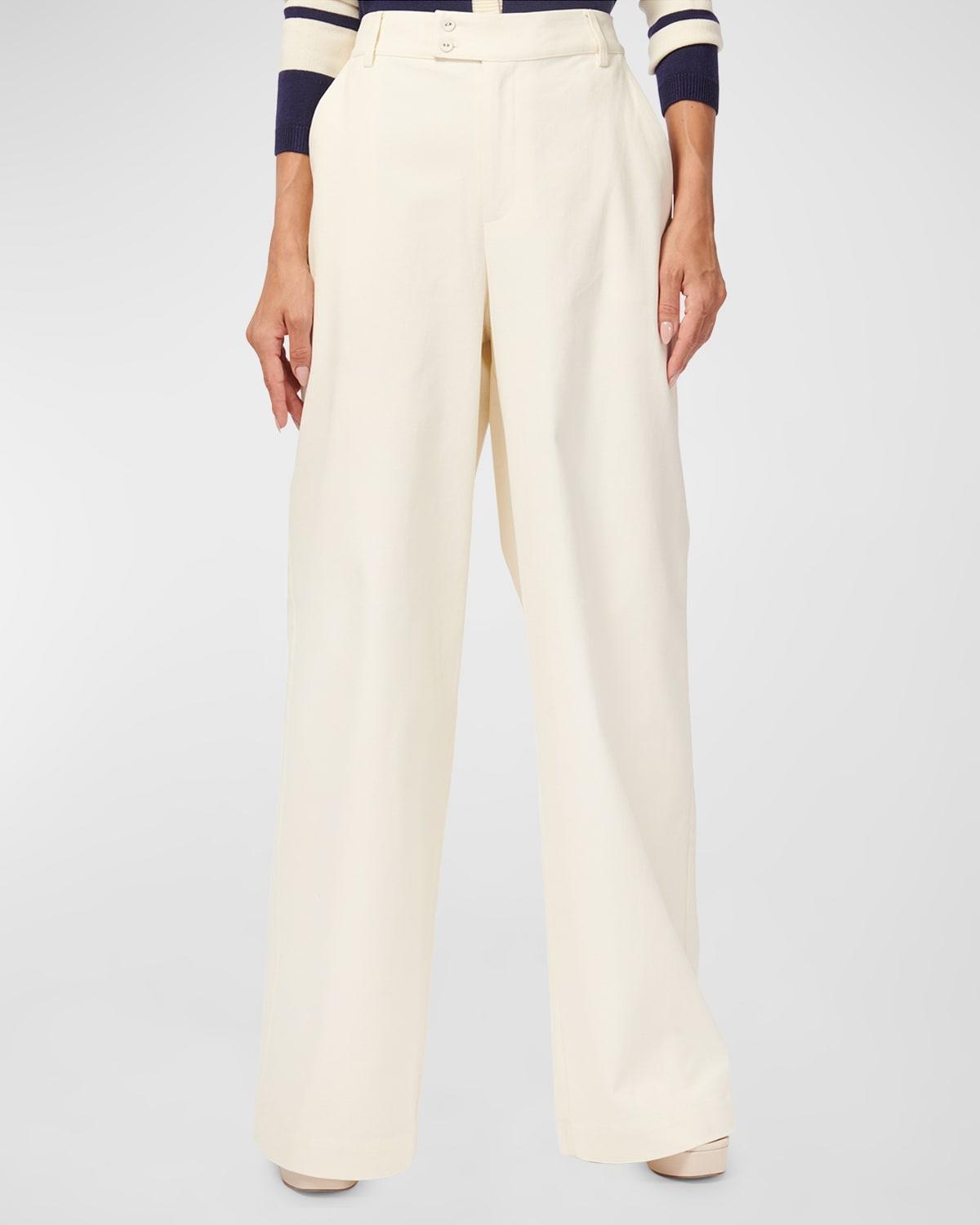 Womens Anais Bull Denim Straight-Leg Pants Product Image