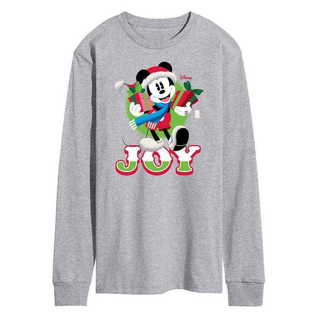 Disneys Mickey Mouse Mens Joy Long Sleeve Graphic Tee Product Image