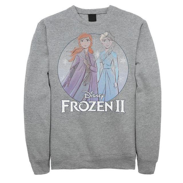 Disneys Frozen II Mens Sweatshirt Athletic Grey Product Image