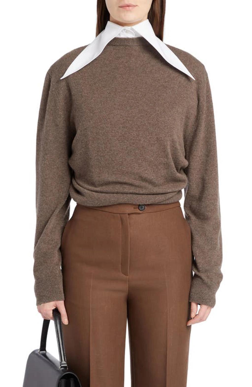 Laris Cashmere Sweater In Taupe Product Image