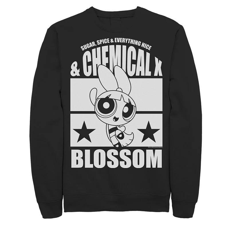 Mens Cartoon Network Powerpuff Girls Blossom Chemical X Fleece Product Image