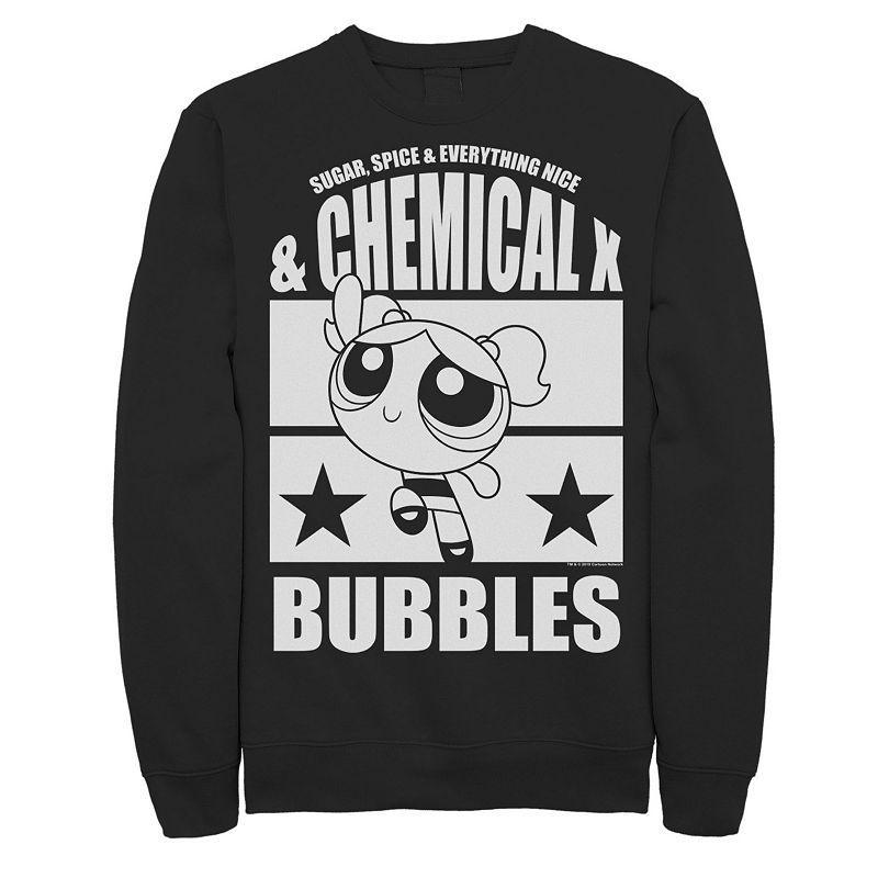 Mens Cartoon Network Powerpuff Girls Bubbles Chemical X Fleece Product Image