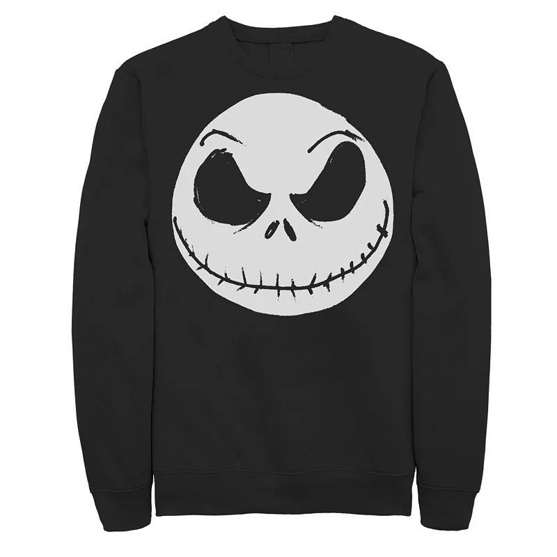 Mens Disney The Nightmare Before Christmas Jack Skellington Face Sweatshirt Product Image