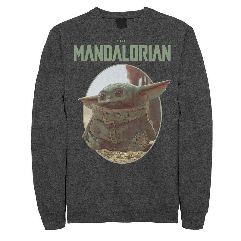 Mens Star Wars The Mandalorian The Child Circle Portrait Sweatshirt Product Image