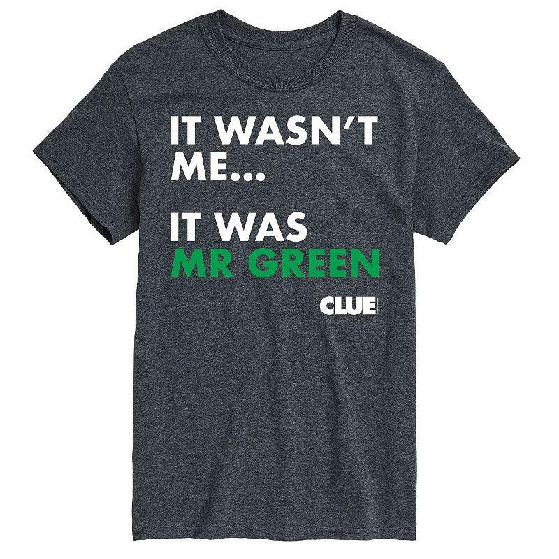 Big & Tall Clue It Was Mr Green Graphic Tee, Mens Product Image