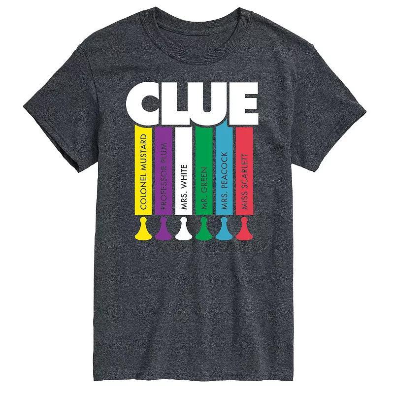 Big & Tall Clue Logo Characters Graphic Tee, Mens Product Image