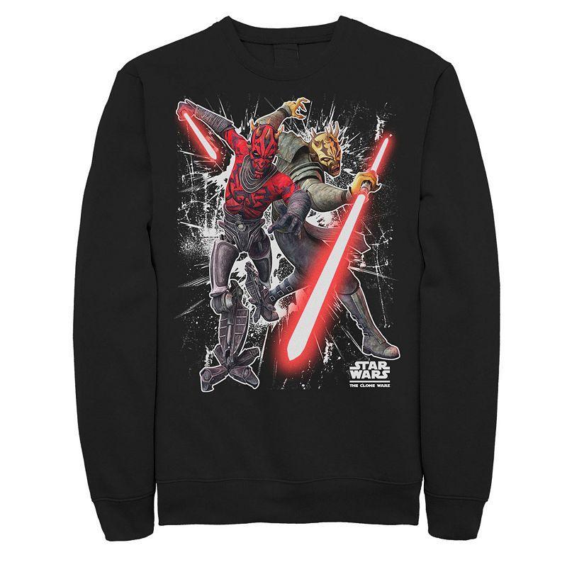 Mens Star Wars: The Clone Wars Darth Maul & Savage Opress Sweatshirt Product Image