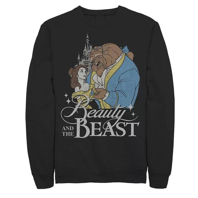 Disneys Beauty & The Beast Vintage Logo Dance Mens Sweatshirt Product Image