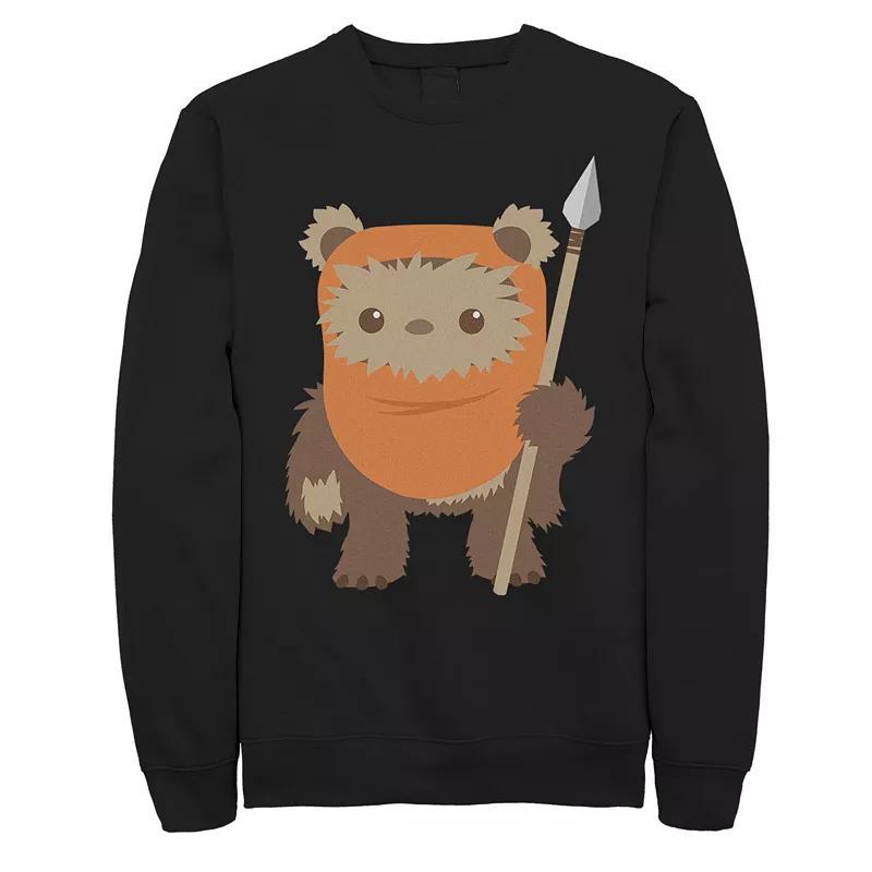 Mens Star Wars Ewok Spear Cartoon Fleece Product Image