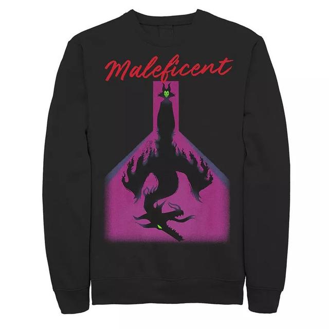 Disneys Maleficent Mens Dragon Shadow Portrait Sweatshirt Product Image