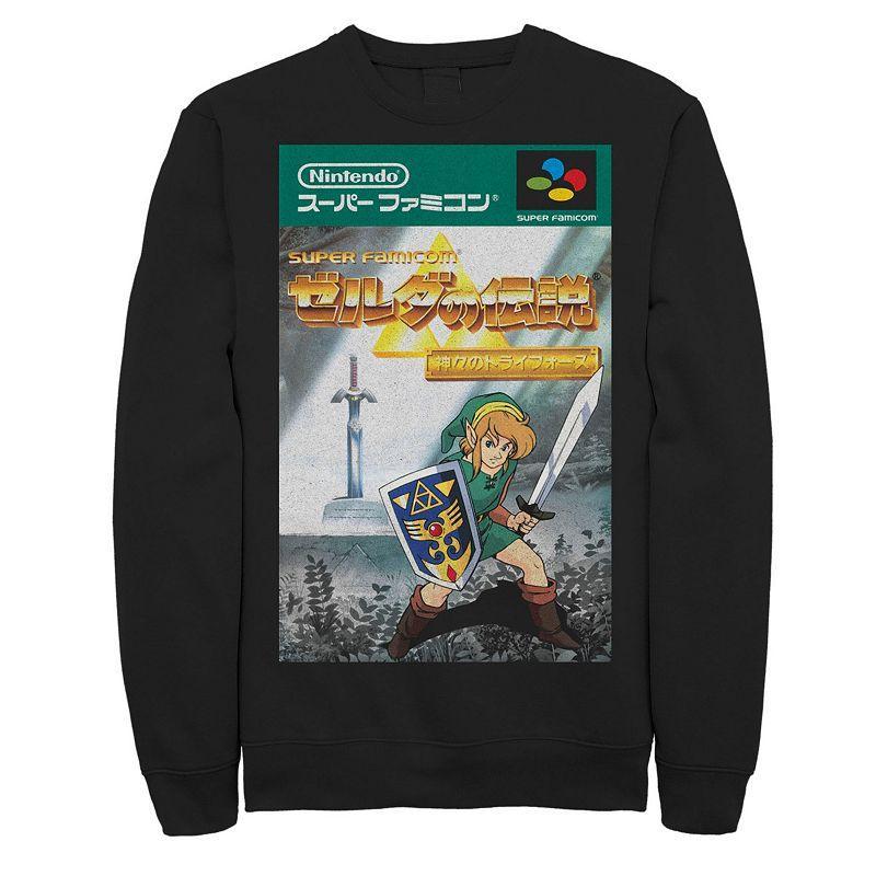 Mens Nintendo Legend of Zelda Japanese Cover Sweatshirt Product Image