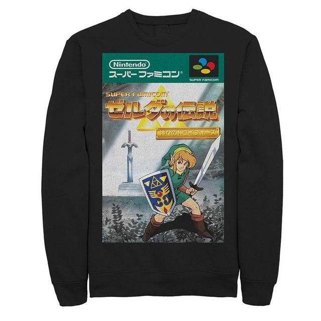 Mens Nintendo Legend of Zelda Japanese Cover Sweatshirt Product Image