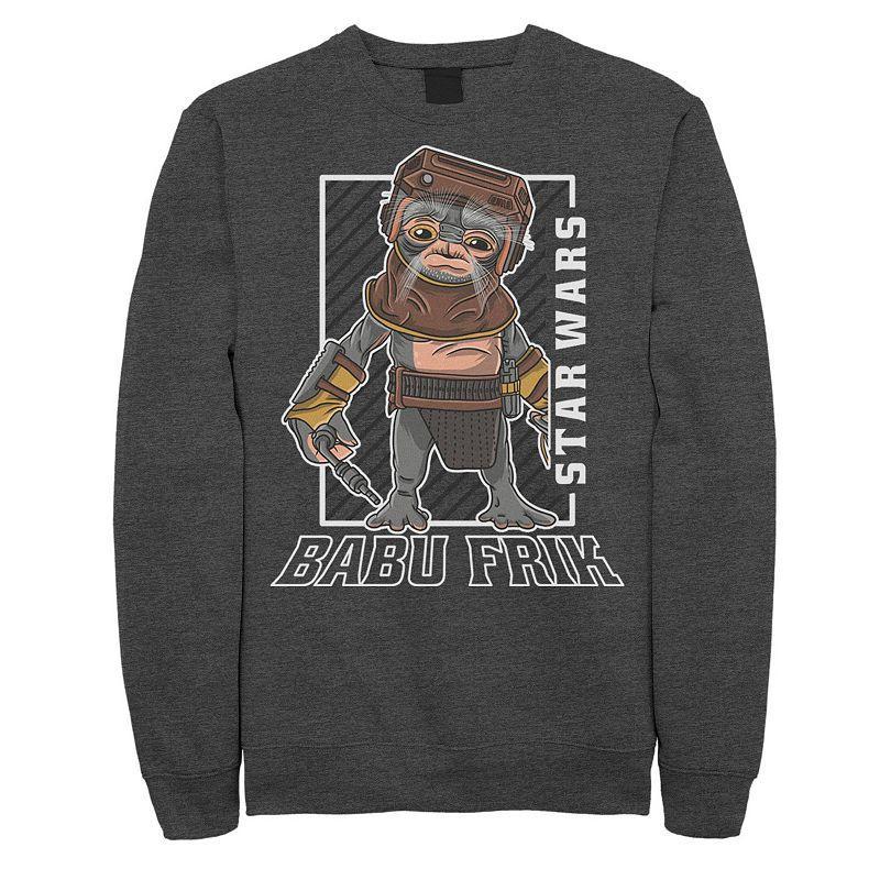 Mens Star Wars The Rise Of Skywalker Babu Frik Portrait Sweatshirt Product Image