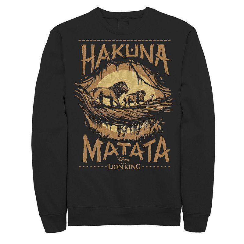 Mens Disney The Lion King Live Action Hakuna Matata Sunset Sweatshirt Product Image