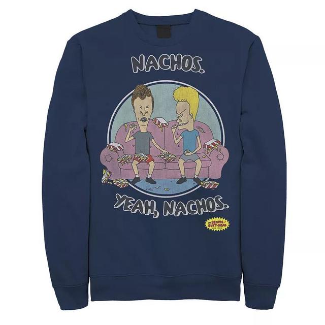 Mens Beavis And Butt-Head Nacho Yeah Nachos Portrait Fleece Top Product Image